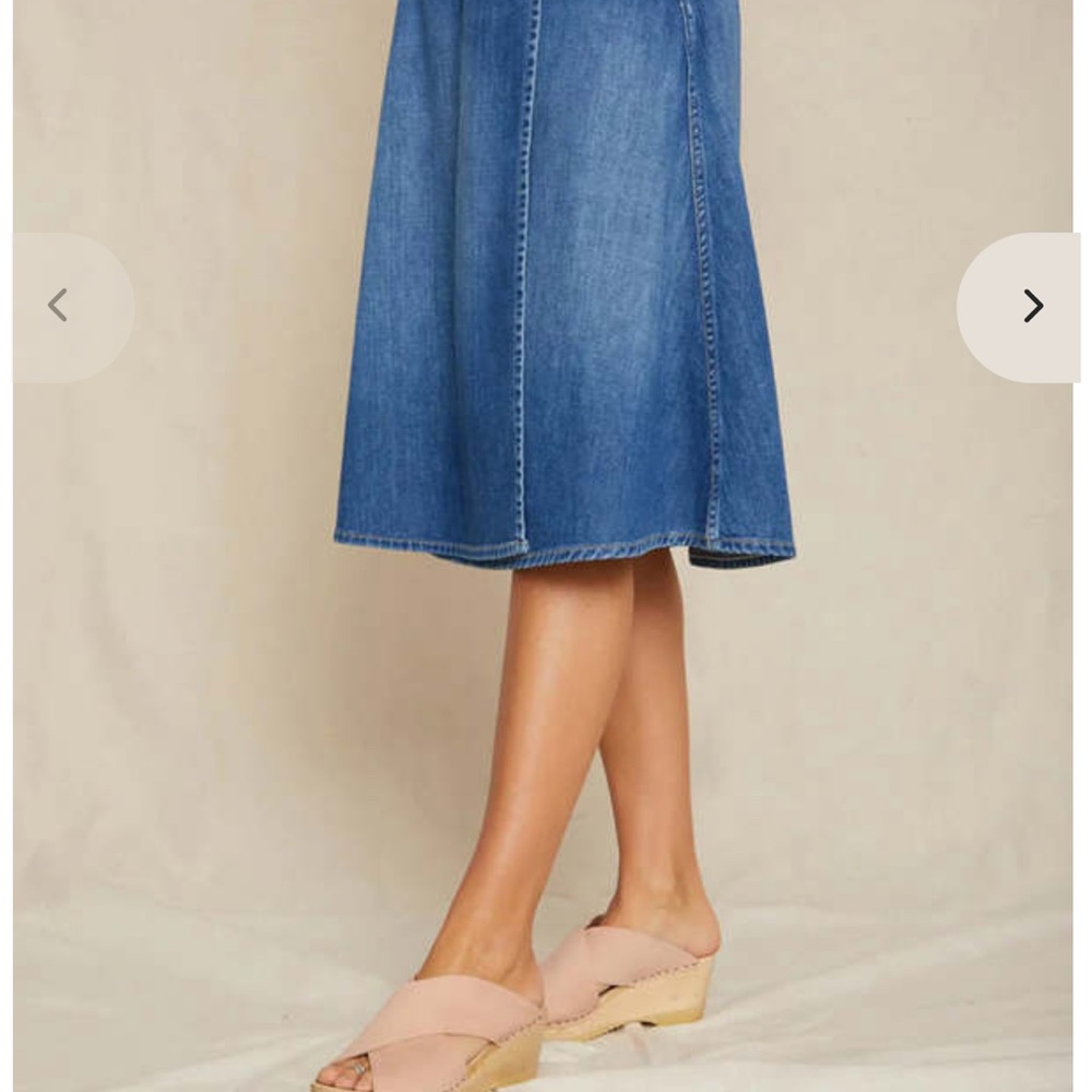 AMO Denim Marie Wrap Skirt - Wistful Blue - New without tags - Picture 7 of 11